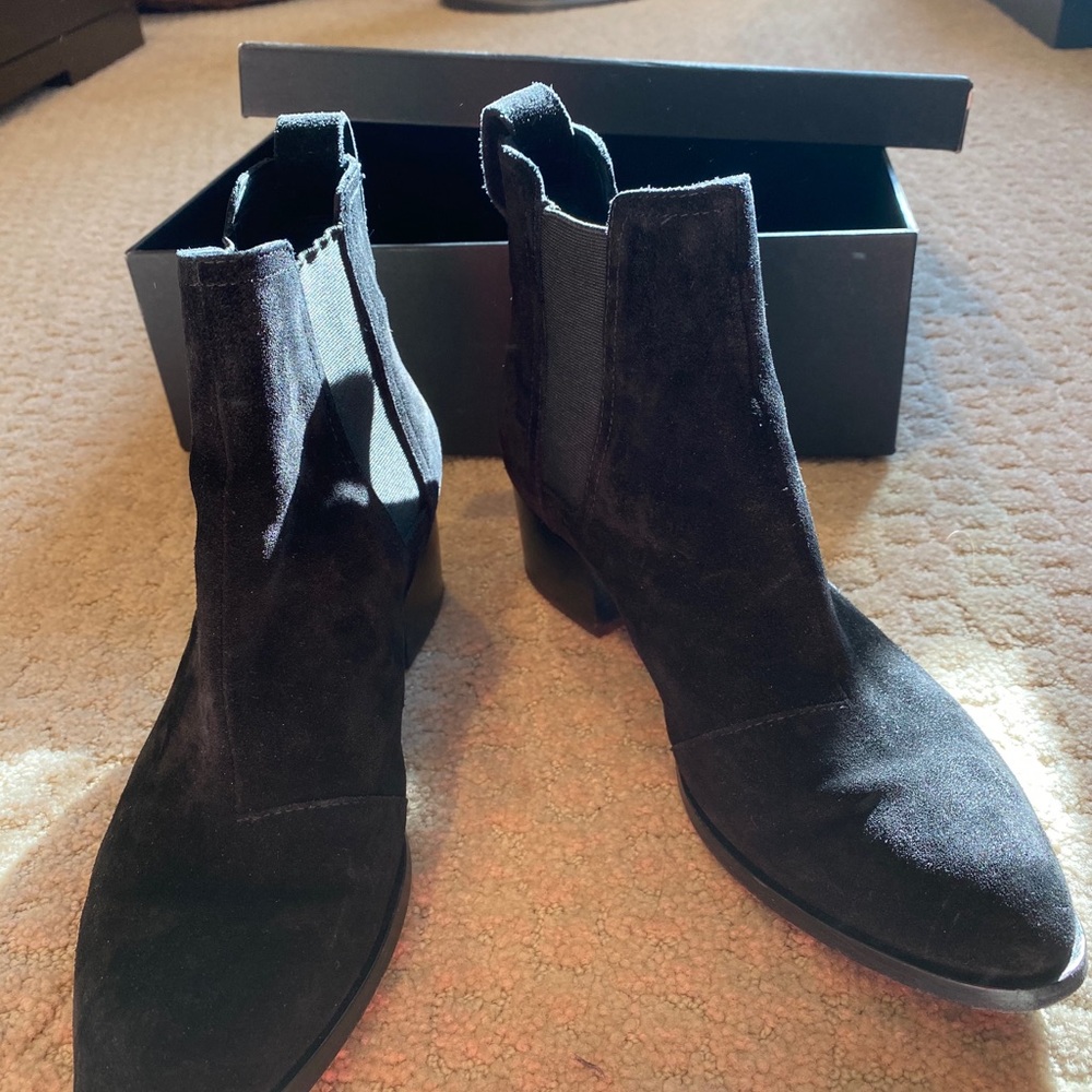 Rag & Bone Black Suede Walker Booties - image 2